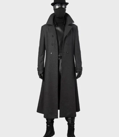 Spider Man Into The Spider Verse Noir Trench Coat