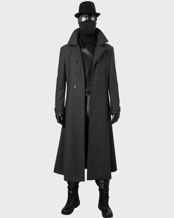 Spider Man Into The Spider Verse Noir Trench Coat