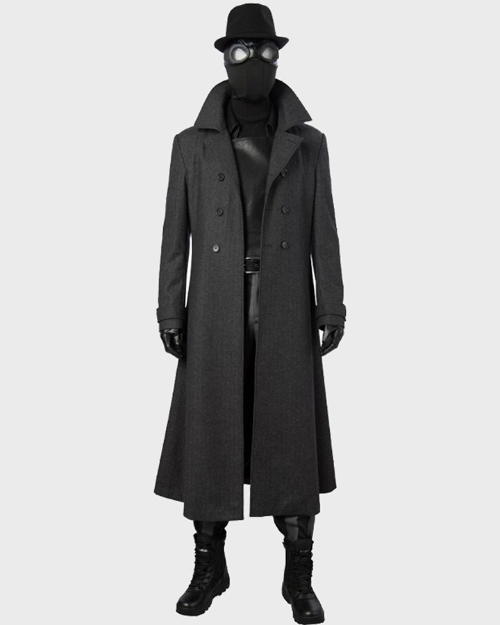 Spider Man Into The Spider Verse Noir Trench Coat Spider Man Into The Spider Verse Noir Trench Coat