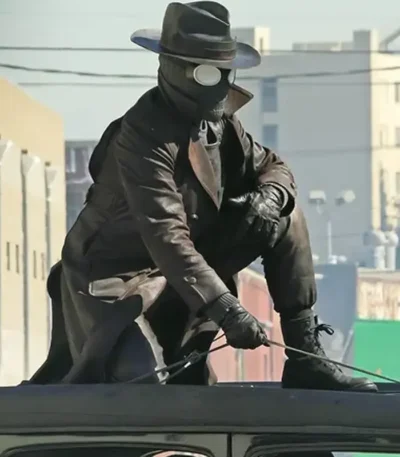 Spider-Noir 2026 Nicolas Cage Leather Coat