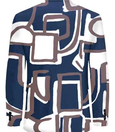 Stegaro Abstract Art Blazer