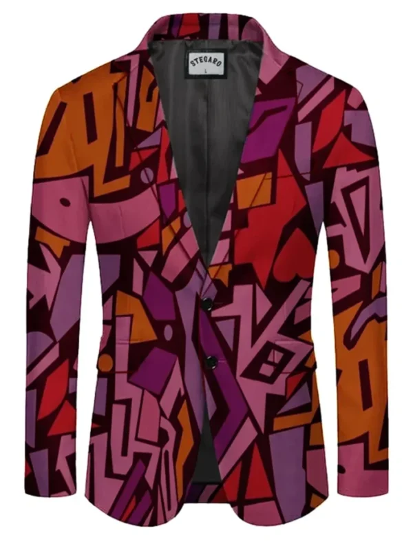 Stegaro Abstract Edge Blazer