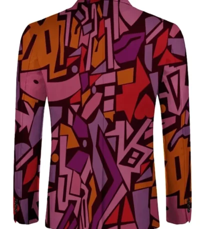 Stegaro Abstract Edge Blazer