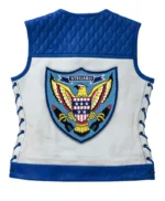 Stegaro American Eagle Motorcycle Leather Vest