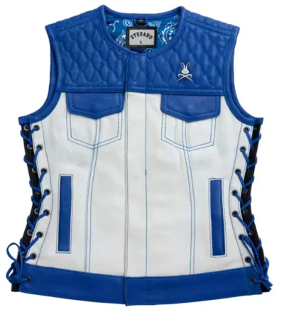 Stegaro American Eagle Motorcycle Leather Vest