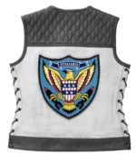 Stegaro American Eagle Motorcycle Leather Vest