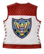 Stegaro American Eagle Motorcycle Leather Vest