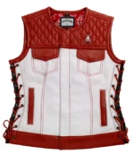 Stegaro American Eagle Motorcycle Leather Vest