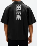 Stegaro Believer Oversized Snap Shirt
