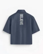 Stegaro Believer Oversized Snap Shirt