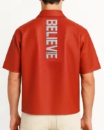 Stegaro Believer Oversized Snap Shirt