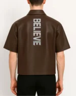 Stegaro Believer Oversized Snap Shirt