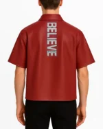 Stegaro Believer Oversized Snap Shirt