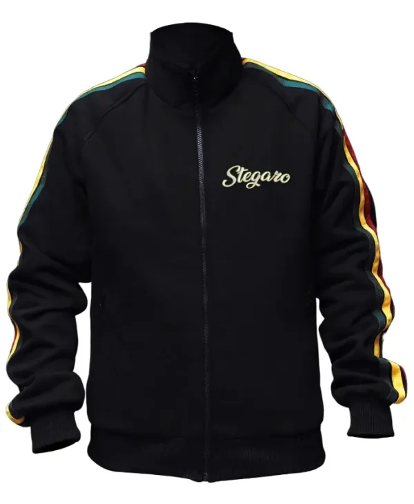 Stegaro Black Track Jacket