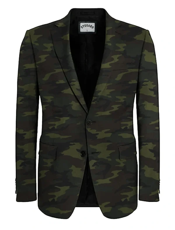 Stegaro Camo Fasion Blazer