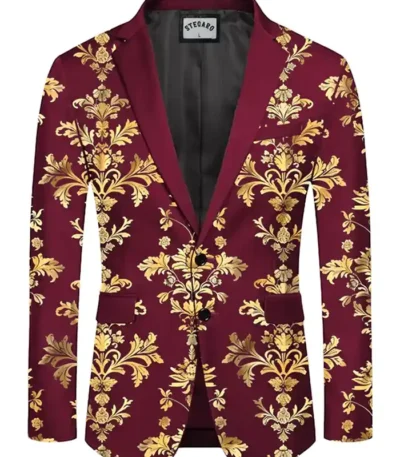 Stegaro Golden Baroque Blazer