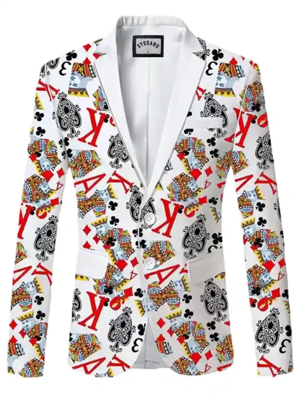 Stegaro King Of Cards Blazer