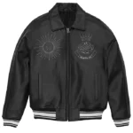 Stegaro Legends Black Real Leather Jacket
