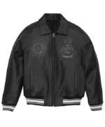 Stegaro Legends Black Real Leather Jacket