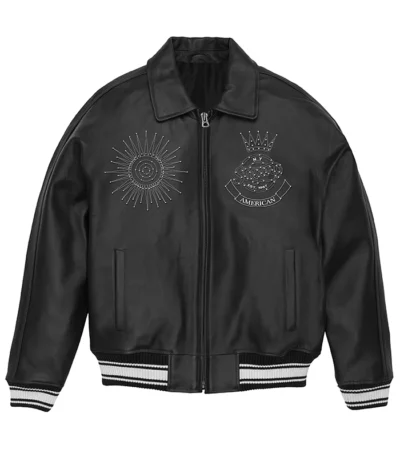 Stegaro Legends Black Real Leather Jacket