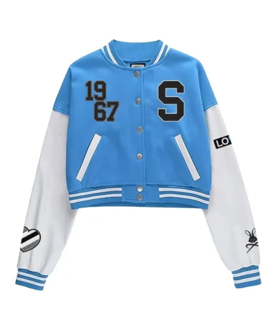 Stegaro Love Me Hate Me Varsity Bloom Jacket