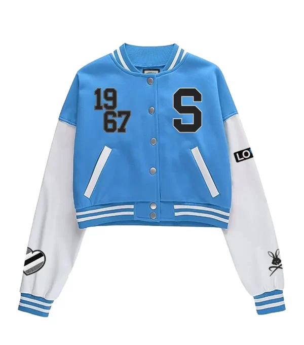 Stegaro Love Me Hate Me Varsity Bloom Jacket