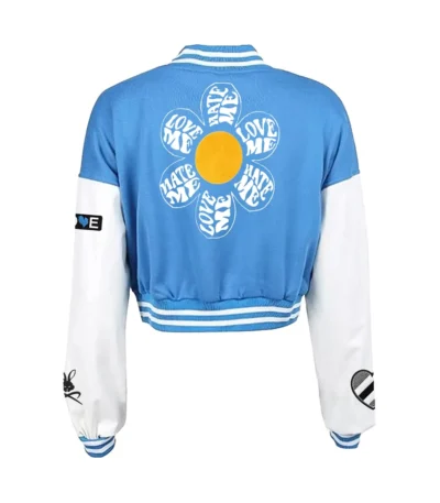 Stegaro Love Me Hate Me Varsity Bloom Jacket