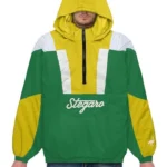 Sunny Green Yellow Stegaro Anorak Jacket