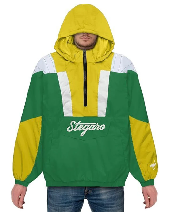 Sunny Green Yellow Stegaro Anorak Jacket Sunny Green Yellow Stegaro Anorak Jacket