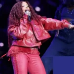 Super Bowl LIX Halftime Show SZA Red Leather Jacket
