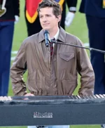 Super Bowl LX Charlie Puth Leather Jacket