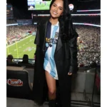 Super Bowl LX Becky G Leather Coat