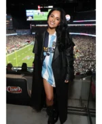 Super Bowl LX Becky G Leather Coat