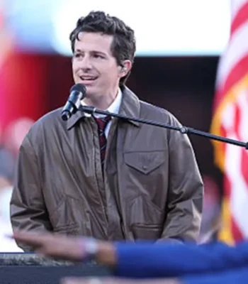 Super Bowl LX Charlie Puth Leather Jacket