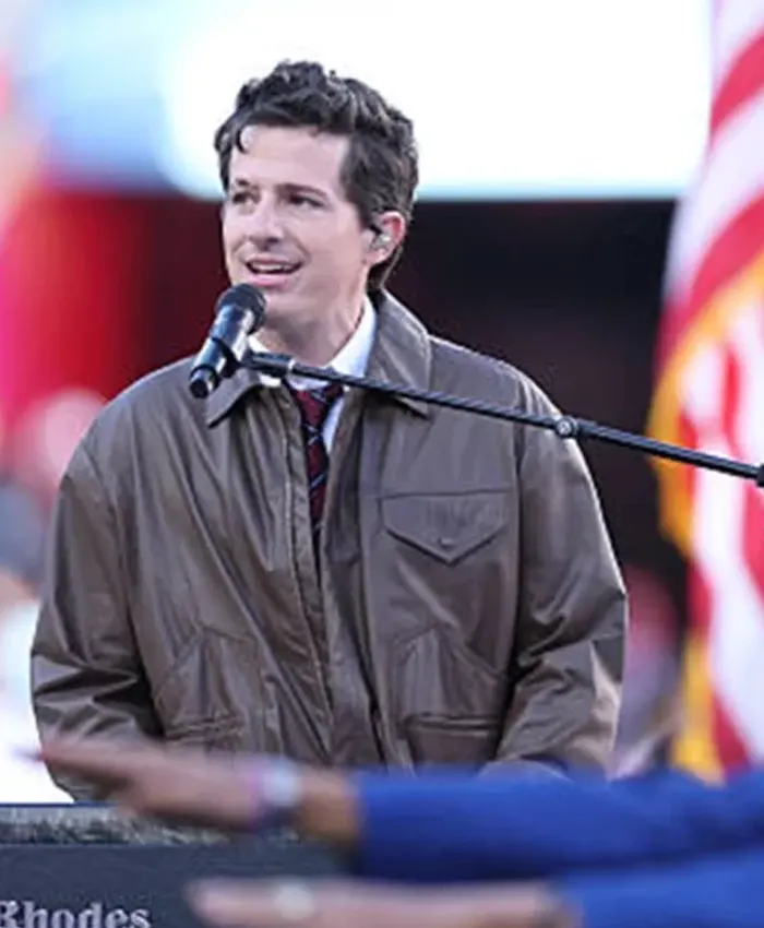 Super Bowl LX Charlie Puth Leather Jacket Super Bowl LX Charlie Puth Leather Jacket