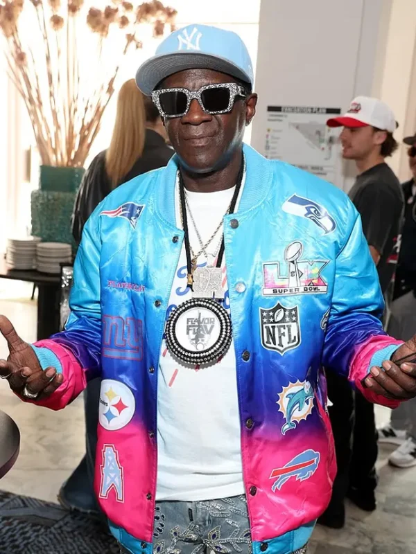 Super Bowl LX Flavor Flav Blue Jacket