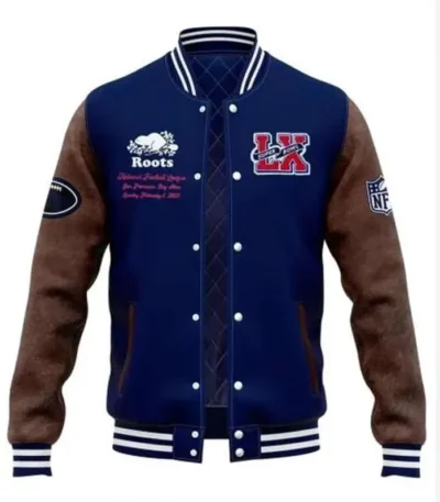 Super Bowl LX Roots Varsity Jacket