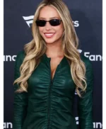 Super Bowl Party Alix Earle Green Jacket