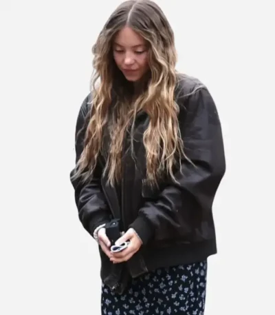 Sydney Sweeney The Housemaid Black Bomber Jacket