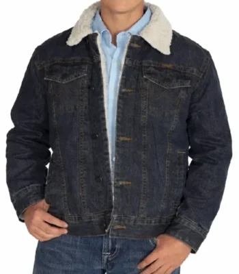 Marshals Tate Dutton Sherpa Denim Jacket