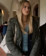 Tell Me Lies Lucy Albright Puffer Hooded Jacket