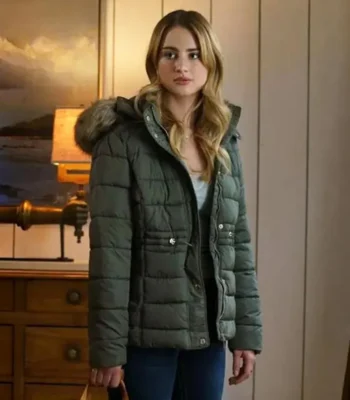 Tell Me Lies Lucy Albright Puffer Hooded Jacket