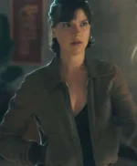 Tell Me Lies S03 Catherine Missal Leather Bomber Jacket