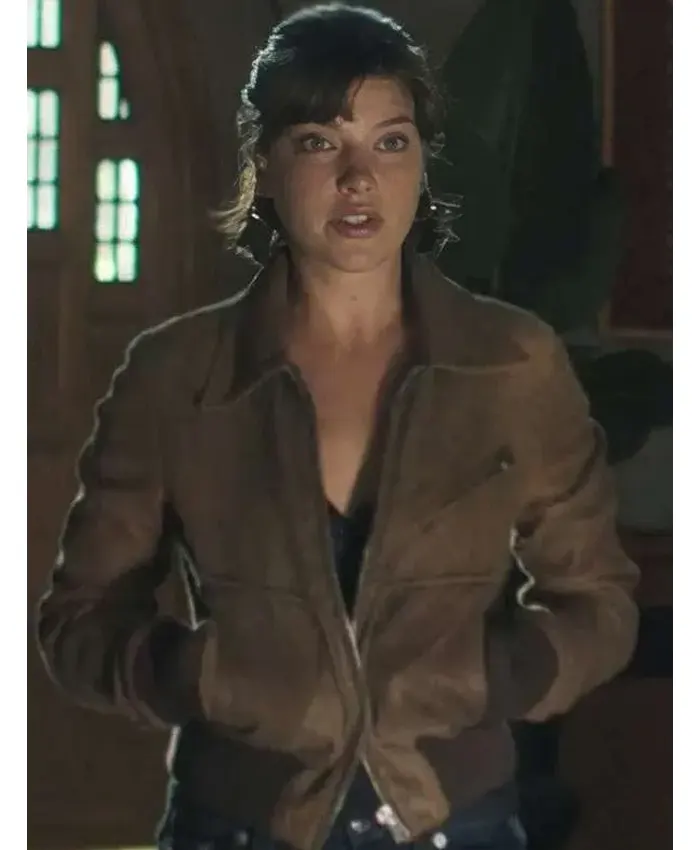 Tell Me Lies S03 Catherine Missal Leather Bomber Jacket Tell Me Lies S03 Catherine Missal Leather Bomber Jacket