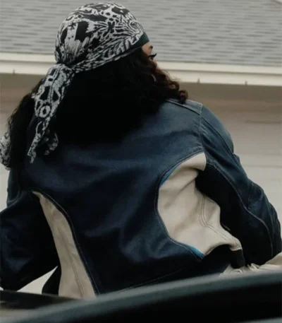 Teyana Taylor Movie The RIP Racing Leather Jacket