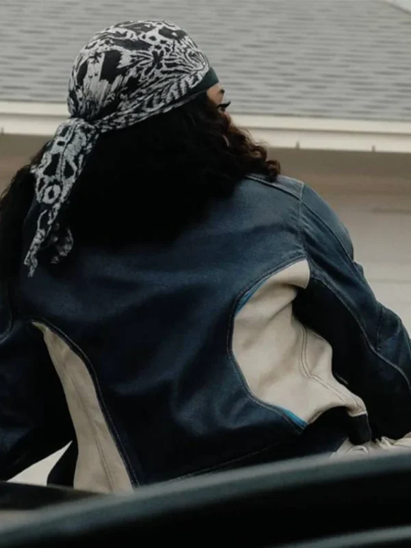 Teyana Taylor Movie The RIP Racing Leather Jacket