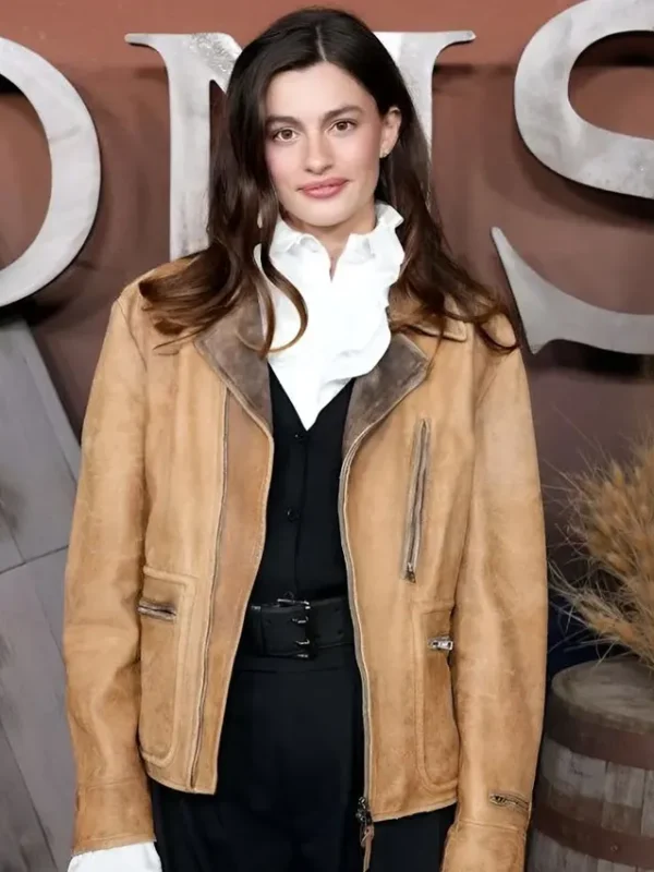 The Abandons Event Dahlia Teller Leather Jacket