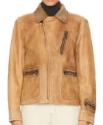 The Abandons Event Dahlia Teller Leather Jacket