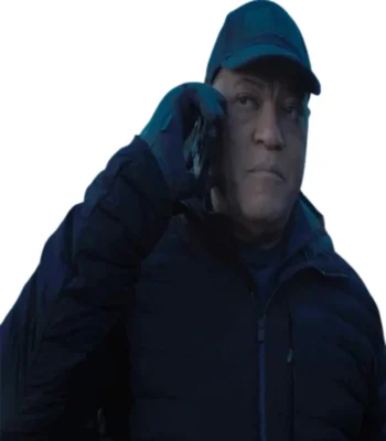 The Amateur Laurence Fishburne Black Puffer Jacket