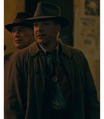 The Bride 2026 Peter Sarsgaard Trench Coat